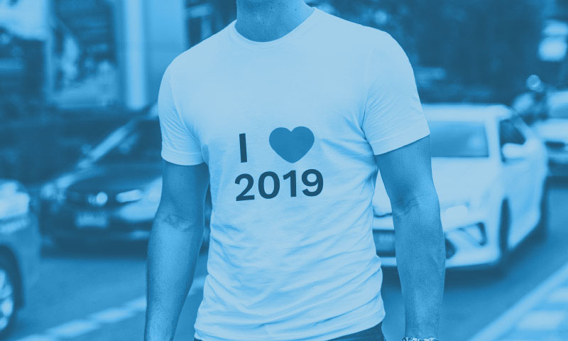 I heart 2019 t-shirt