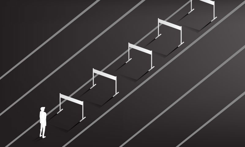 track hurdles