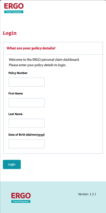 ergo travel insurance login